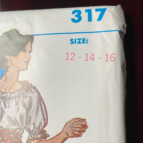 Vintage Authentic Patterns Inc Square Dancing Dress Pattern Sizes 12-14-16 #317 - Picture 4 of 8